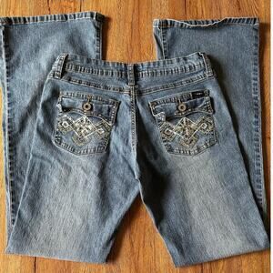 Angels Y2K Vtg  Low Rise Flare Jeans Size 9